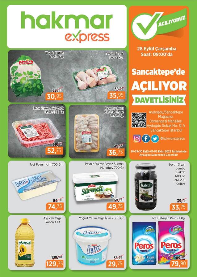 Hakmar Express 28 Eylül-2 Ekim 2022 İstanbul Sancaktepe